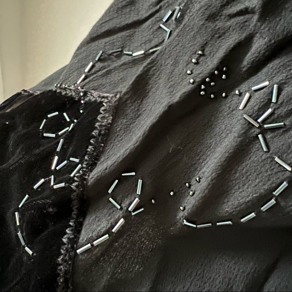 J.Jill Whisper Crepe Black Maxi Dress Size 8 NWT $129.00 - Picture 14 of 17